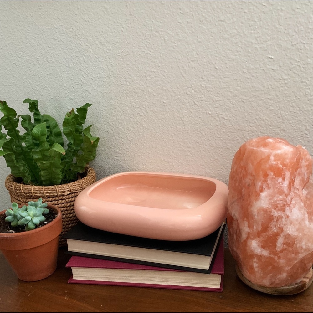 Vintage ceramic rectangle succulent planter